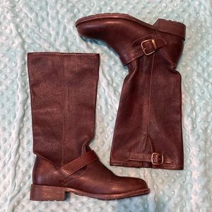 Ariat full leather mid calve boots!